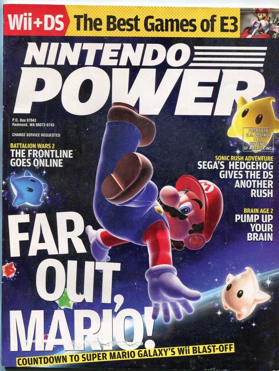 Nintendo Power Magazine # 220 October 2007 Super Mario Galaxy
