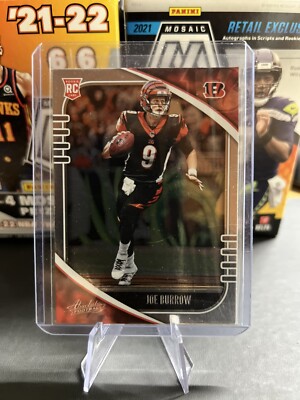 2020 Panini Absolute RC #158 Joe Burrow Cincinnati Bengals