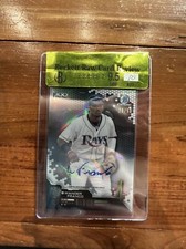 BRCR 9.5/10 WANDER FRANCO AUTO 2019 Bowman Chrome Scouts Top 100 #/50 RC!🔥