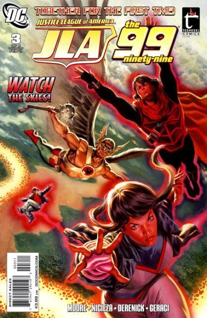 JLA / The 99 #3 (2010) NM | 'Star Power' | DC / Tekseheel Comics Crossover