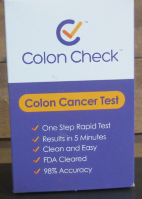 Colon Check Colon Cancer Test Kit - 2 boxes - Exp 5/21/25