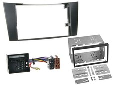 Einbauset Doppel DIN Autoradio f&uuml;r Mercedes E-Klasse W211 02-09