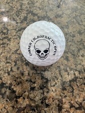 LOGO GOLF BALL-ORIGINAL GARNER CHIROPRACTIC OPEN-SKULL LOGO
