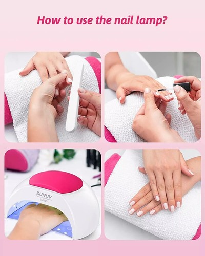 LAMPADA UNGHIE LED UV SUNUV PROFESSIONALE PER GEL E SEMIPERMANENTE, SENSORE DI A - Foto 3 di 7