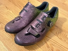 Imagen de Shimano RX8 Gravel Mountain Cycling Shoes SHRX801 Size 44 EU US 10 Purple 2 Bolt