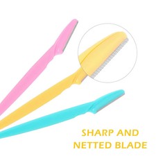 Eyebrow Razor Shaver Blade Face Hair Trimmer Makeup Beauty Dermaplaning tool 3pc