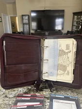 VTG ‘92 DAY RUNNER Classic Zipper 3-Ring Planner w/old Scripto Mechanical Pencil