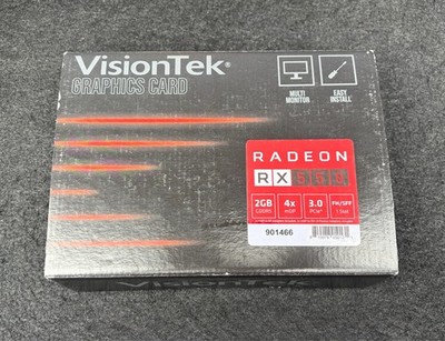 VisionTek AMD Radeon RX 550 2 GB GDDR5 4xmDP PCI-e 3.0 X8 Graphics Card 901466