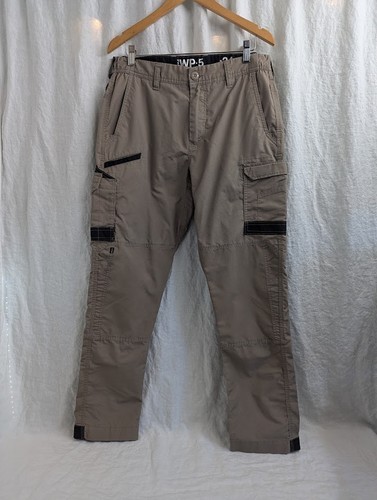 FXD WP 5 hellbraune Cargohose Herren Gr. 34 Taschen verstärkte Knie Schrittlänge 32" V5