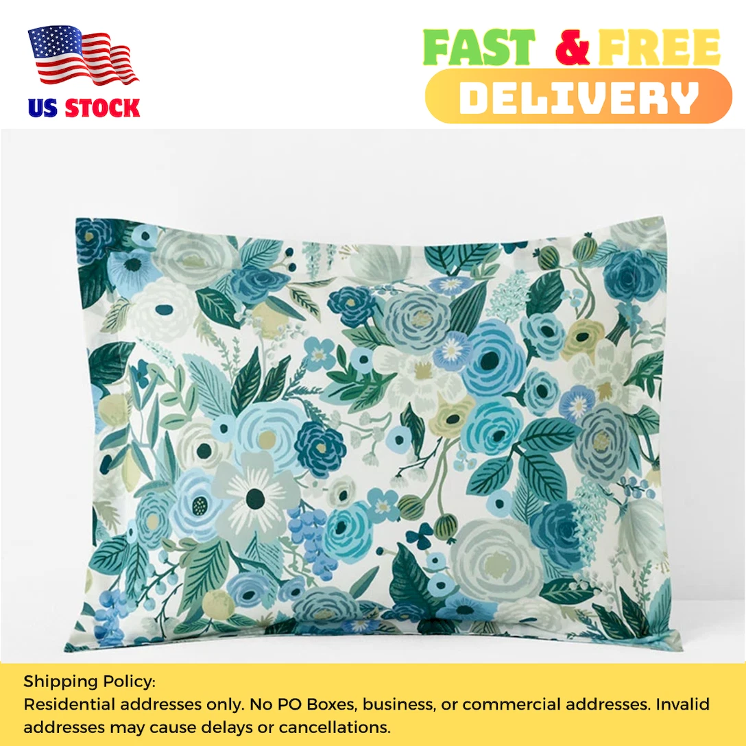 Rifle Paper Co. Garden Party Cotton Percale Sham - Thumbnail 5