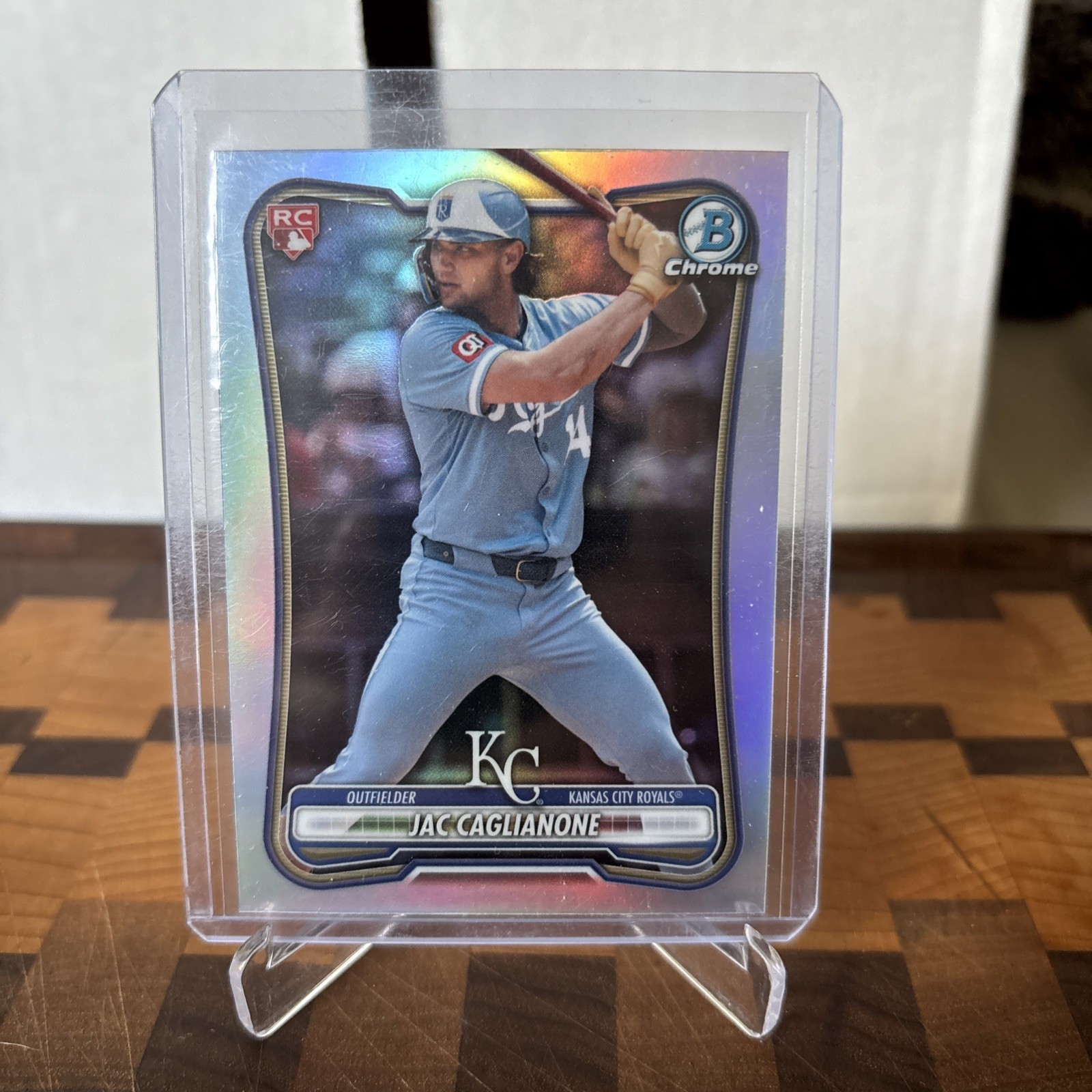2026 Bowman Jac Caglianone KC Royals #75 Red Logo Rookie Card