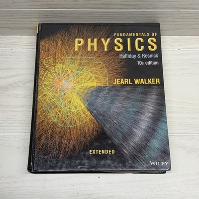 Fundamentals of Physics Extended 10th Ed Halliday Resnick Walker HC Very Good