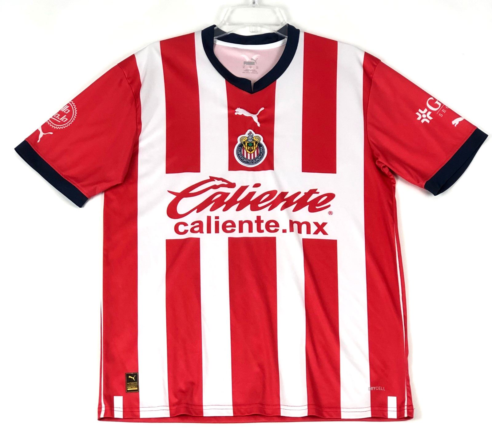 Puma Club Deportivo Guadalajara Mens XL Soccer Jersey Caliente Coca Cola DryCell