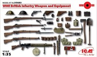 Icm 1:35 - Wwi British Infantry Weapons & Equipment