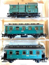 Fleischmann 5063K + 5069K+ 5302K DRG Personenwagen Packwagen