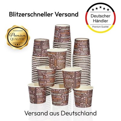 Espresso-Pappbecher 80ml 3 Oz Heißgetränk Kaffee zum Mitnehmen Becher DE