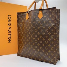 Louis Vuitton Sac Pla Monogram Tote Bag Classic Canvas Used