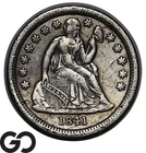 1841 Seated Liberty Dime XF+ Early 10 Cent Type