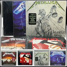 METALLICA 5 CD Lot - NEW SEALED Kill'em All-Ride Lightning-Master-Justice-Black