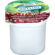 Thick & Easy Thickened Beverage Cranberry Juice 4 oz. Cup 24 Ct