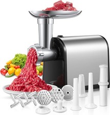 Electric Meat Grinder, 3-in-1 Meat Mincer Machine & Sausage Stuffer, Stainless S