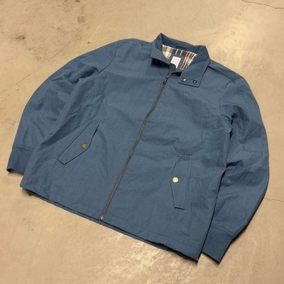 Brooks brothers men's blue lightweight bomber jacket size L