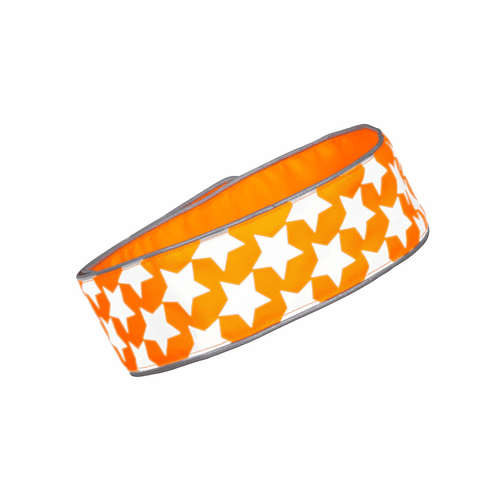 Reflektierendes Hundehalsband Größe L fluoreszierend blaze orange mit verstellbarem Verschluss - Bild 1 von 8