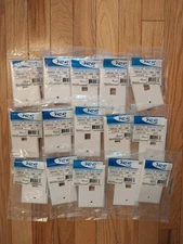 ICC 1C107F01WH 1 PORT Wall Faceplate Flat 1 Gang White 15 LOT NIP