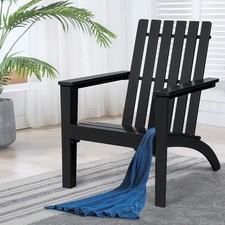 Solid Acacia Wood Adirondack Chair Patio Patio Chair Lawn Chair