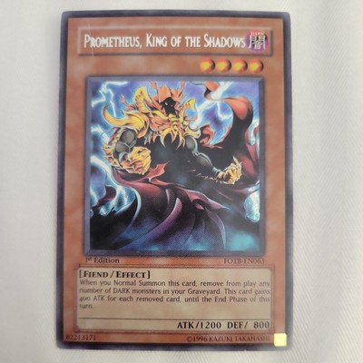 Yugioh Prometheus, King of the Shadows FOTB-EN063 1st Ed. Secret Rare - VLP
