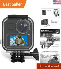 Waterproof Case for Go Pro ,147FT/45M Touchscreen Diving Housing Underwater P...