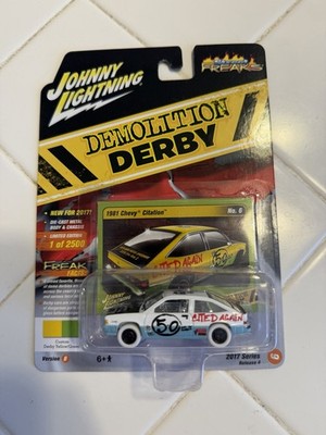 1981 '81 CHEVY CITATION DEMOLITION DERBY JOHNNY WHITE LIGHTNING CHASE CAR 2017
