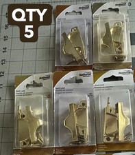 5-pack lot NATIONAL Hardware Double Hung Window SASH LOCKS BRASS V601 N170-779