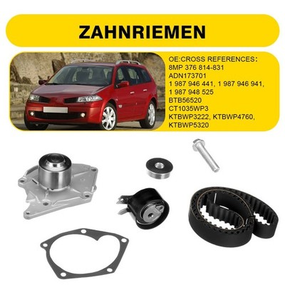 Für Renault Thalia I Scénic Megane Kangoo Zahnriemensatz Zahnriemen Wasserpumpe
