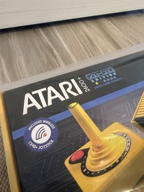 2025 Atari 2600+ PAC-MAN Edition Console Wireless Joystick Yellow +Power Adapter