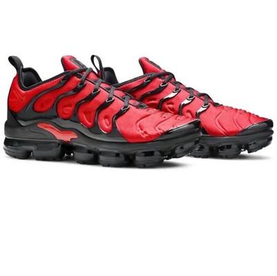 Mens Nike Air VaporMax Plus University Red/Black Sneakers Size 12