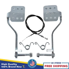 Go Kart Pedals Brake Pedal Kit Brake Pedal 71" Throttle Cable for 196cc 6.5hp