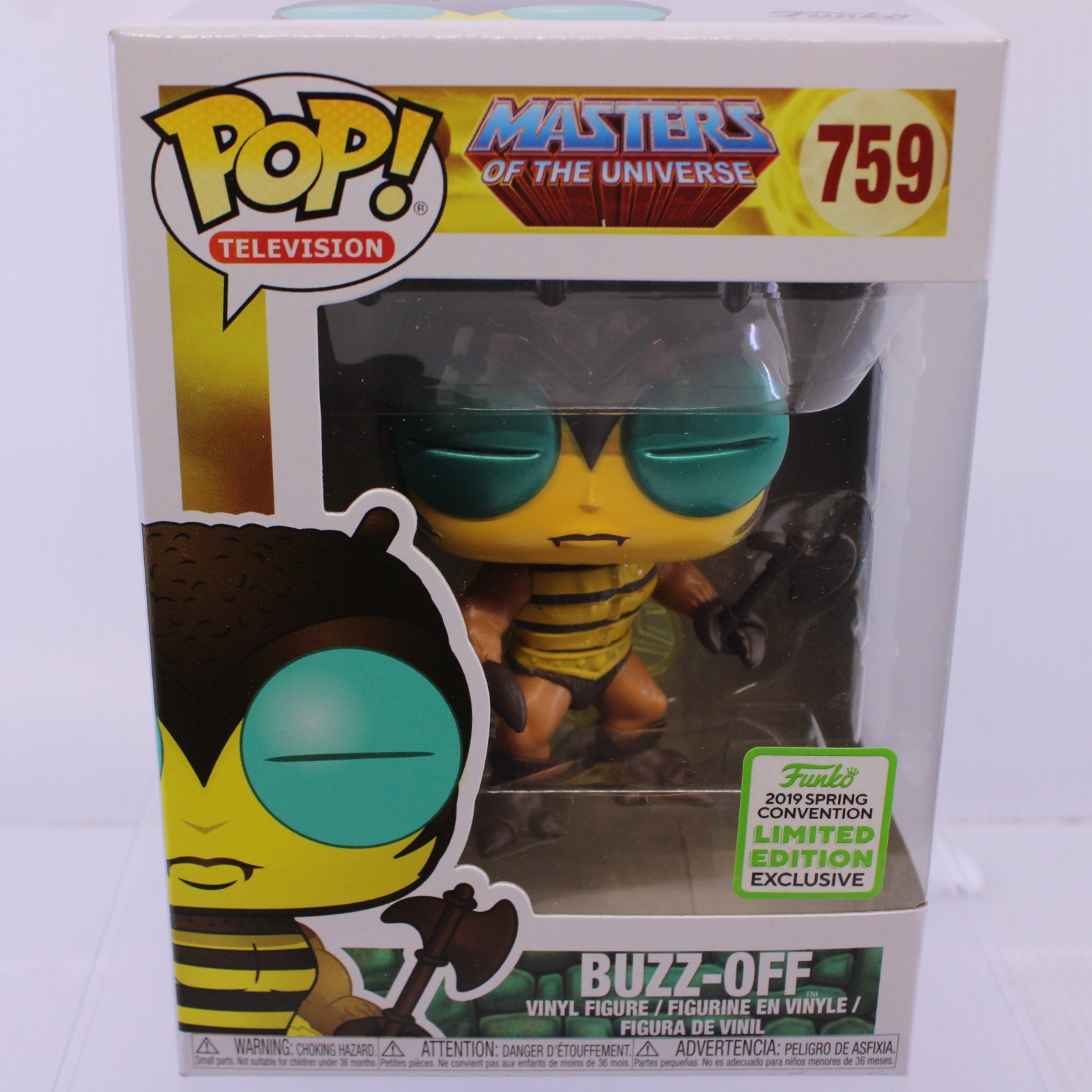 F2 Funko Pop Motu Masters Of Universe Buzz Off Exclusive Vinyl Figure 759