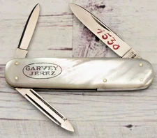 Vintage GATHEN SOLINGEN Lobster Penknife Nice Mother of Pearl Handles - Mint
