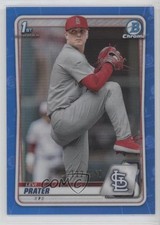 2020 Bowman Draft Chrome Blue Refractor 112/150 Levi Prater #BD-125 s3g