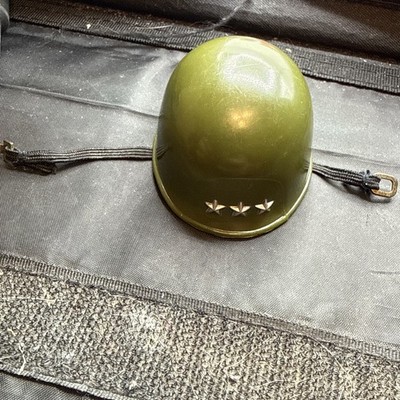 1997 G I Joe General Patton 3 Star Green Helmet
