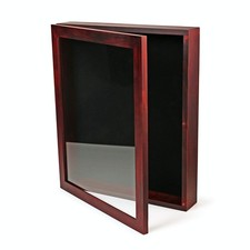 8x10 Large Shadow Box Frame, Deep Display Case, Red, Picture Frame, Graduatio...