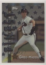 1998 Topps Interleague Match-Ups Mystery Finest Greg Maddux Chipper Jones 0e3