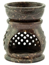 Natural Colored Stone Tea Light Aroma Lamp Oil Diffuser Oil Burner Warmer