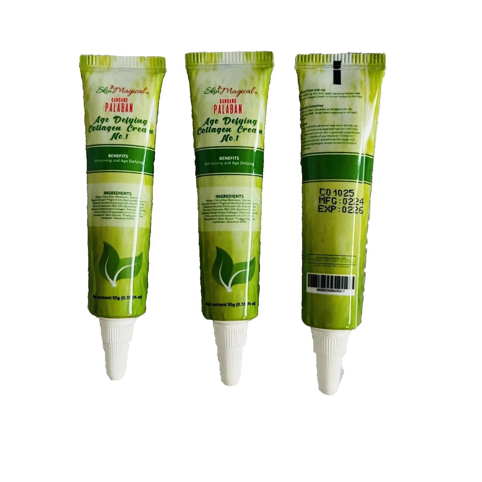 3x Skin Magical Age Defying Collagen Creams No.1 - 10g Each