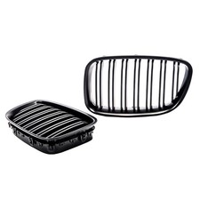 K�hlergrill Doppelsteg Matt Schwarz passend f�r BMW 5er F07 GT