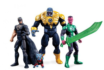 Comic Con 2013_Green Lantern 4-Pack__BLACK HAND_SINESTRO_ARKILLO_DEX-STARR figs.