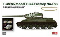 Ryefield Model Rfm RM-5083 1/35 T-34/85 Model 1944 Factory No.183