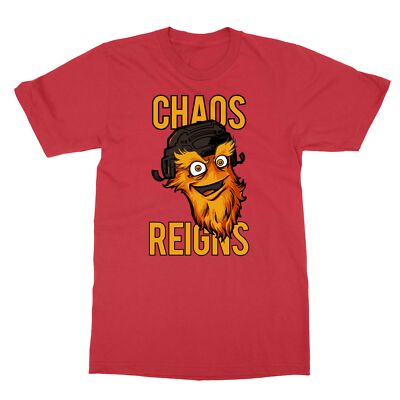 Chaos Reigns Gritty Philadelphia Hockey Mascot Men's T-Shirt