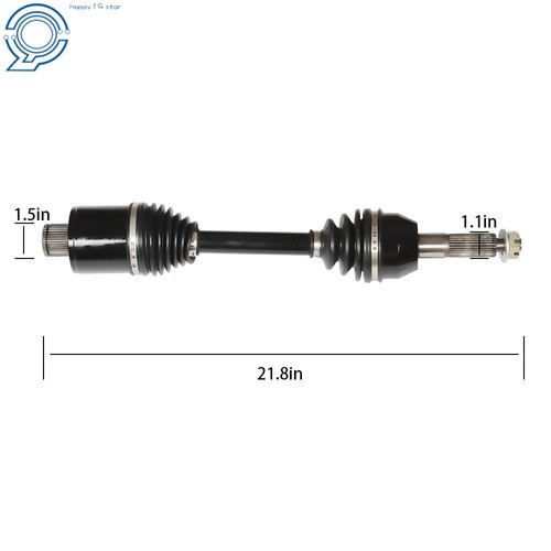 Front & Rear CV Axle Shafts Full Set For Polaris Sportsman 400, 500, 600, 700 (2002-2004) - 4 Axles, Pre-Greased